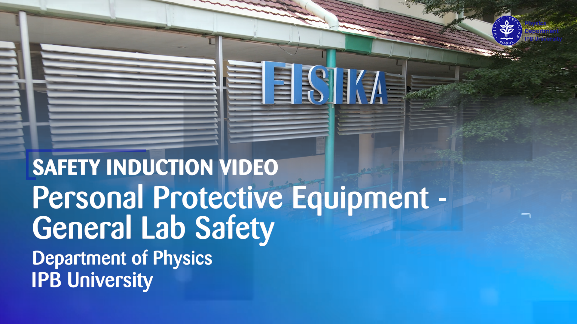 Personal Protective Equipment (APD) - General Lab Safety