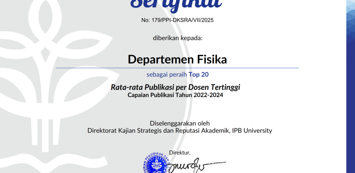 sertifikat publikasi